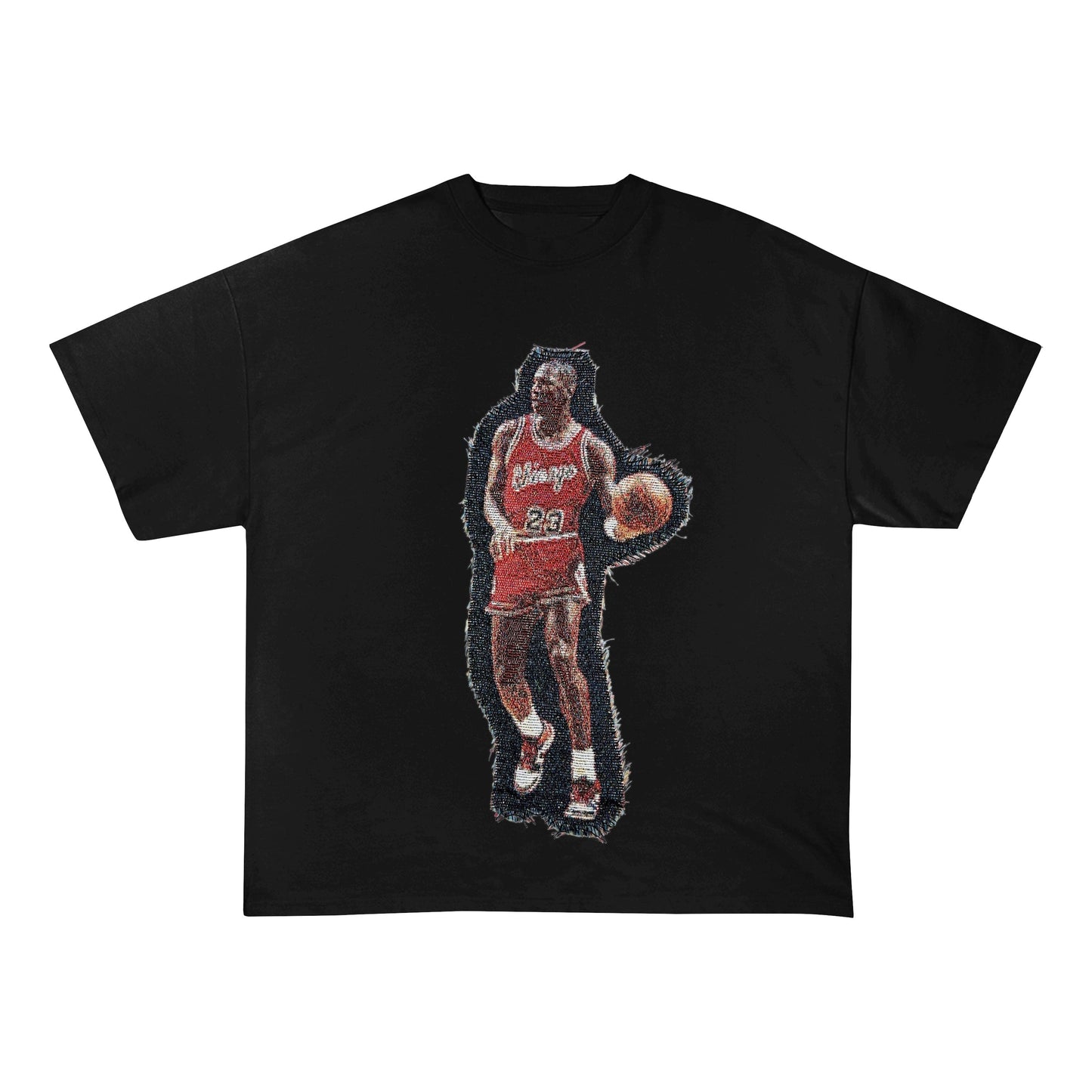 MJ PASS HEAVY WEIGHT PATCH TEE-8112 - RDMCLOTHINGART