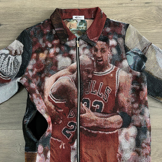 RDMCLOTHINGART tapestry hoodie MJ&PIPEN TAPESTRY JACKET