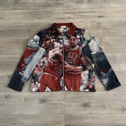 RDMCLOTHINGART tapestry hoodie MJ&PIPEN TAPESTRY JACKET