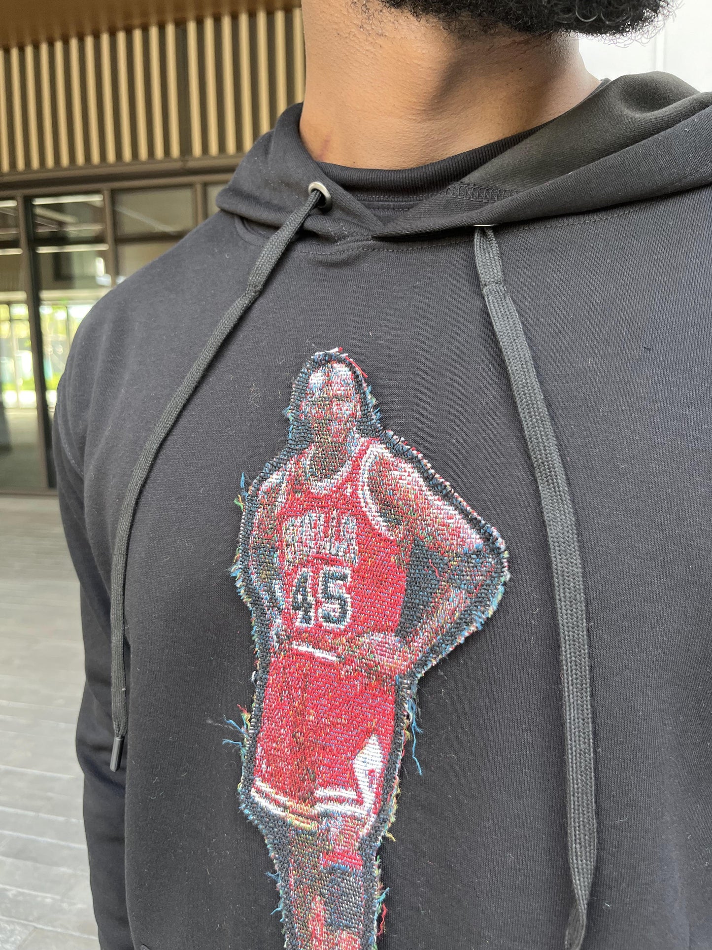 MJ TAPESTRY PATCH HOODIE-9007 - RDMCLOTHINGART