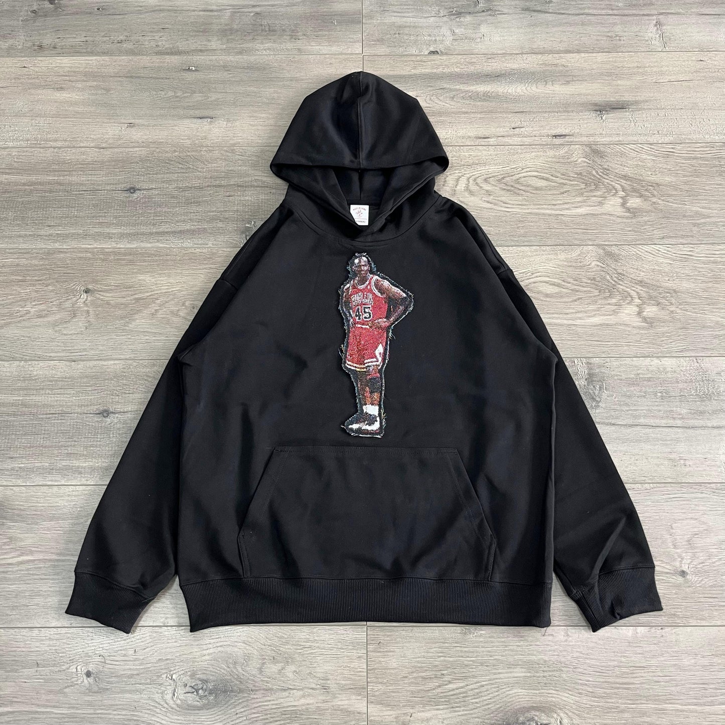 MJ TAPESTRY PATCH HOODIE-9007 - RDMCLOTHINGART