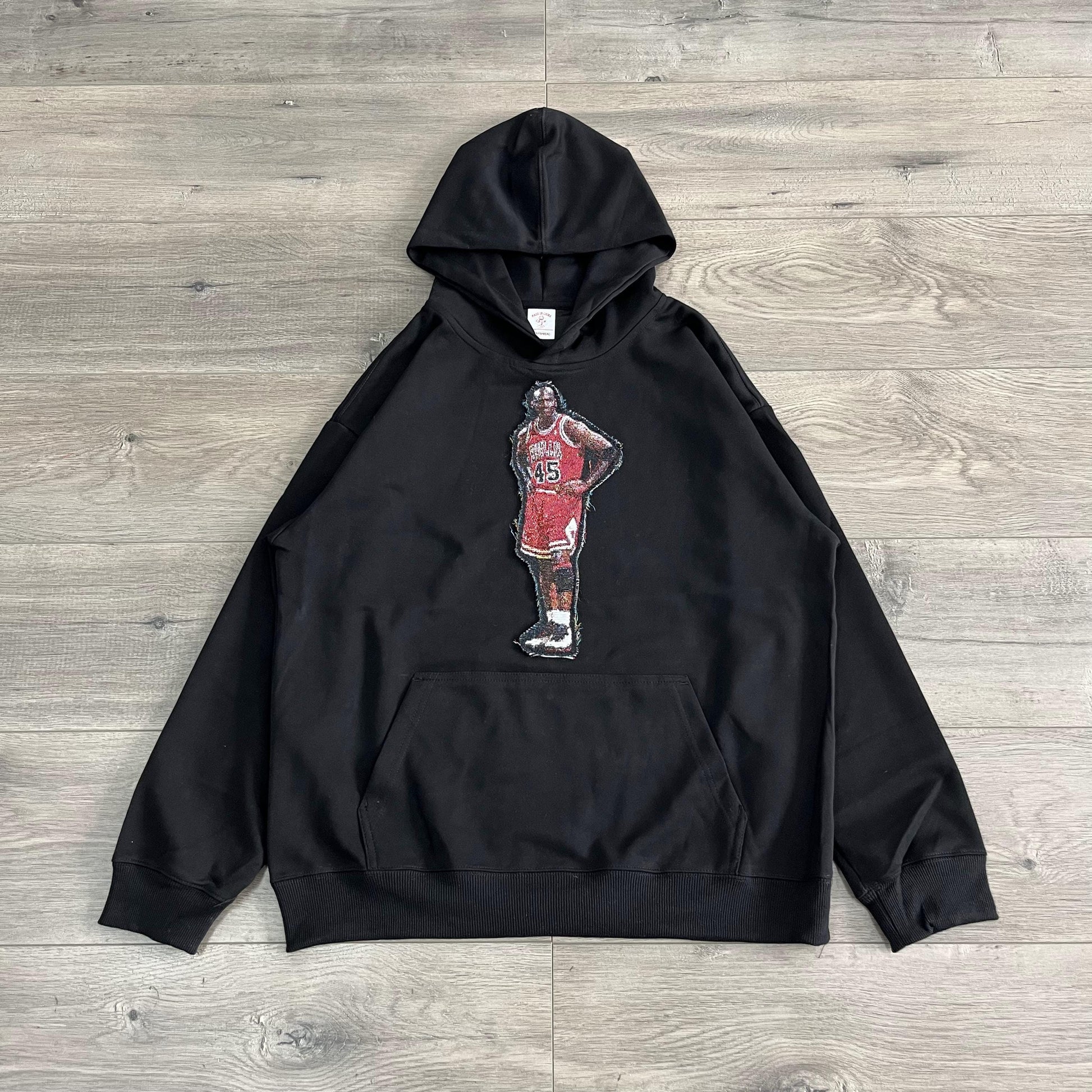 MJ TAPESTRY PATCH HOODIE-9007 - RDMCLOTHINGART