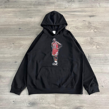 MJ TAPESTRY PATCH HOODIE-9007 - RDMCLOTHINGART
