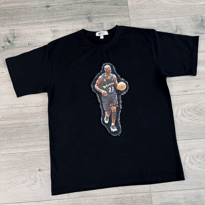 MJ WIZARDS HEAVY WEIGHT PATCH TEE-8110 - RDMCLOTHINGART