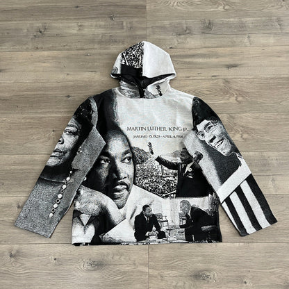 RDMCLOTHINGART tapestry hoodie MLK V3 TAPESTRY HOODIE