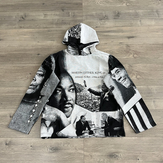 RDMCLOTHINGART tapestry hoodie MLK V3 TAPESTRY HOODIE