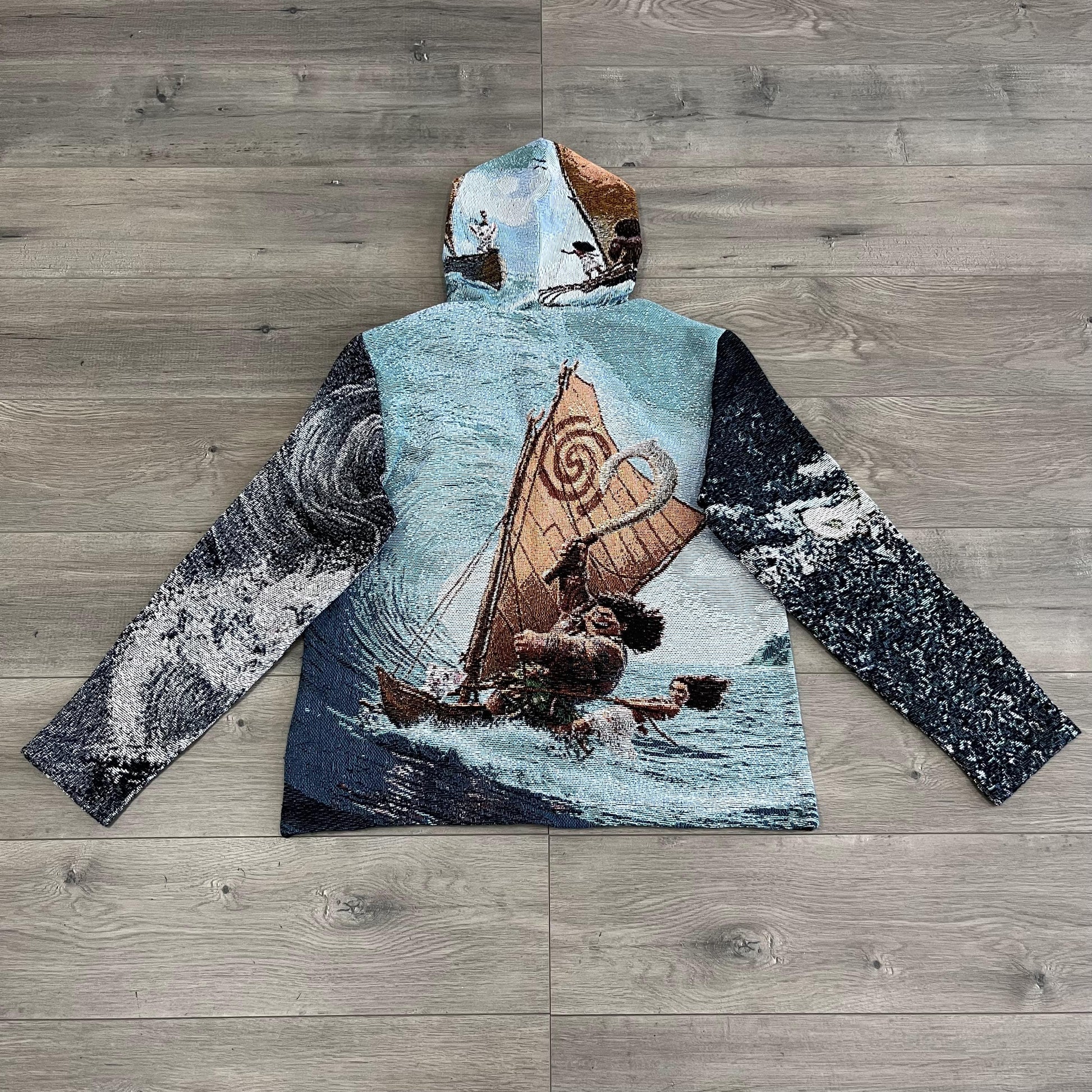 MOANA TAPESTRY HOODIE - RDMCLOTHINGART