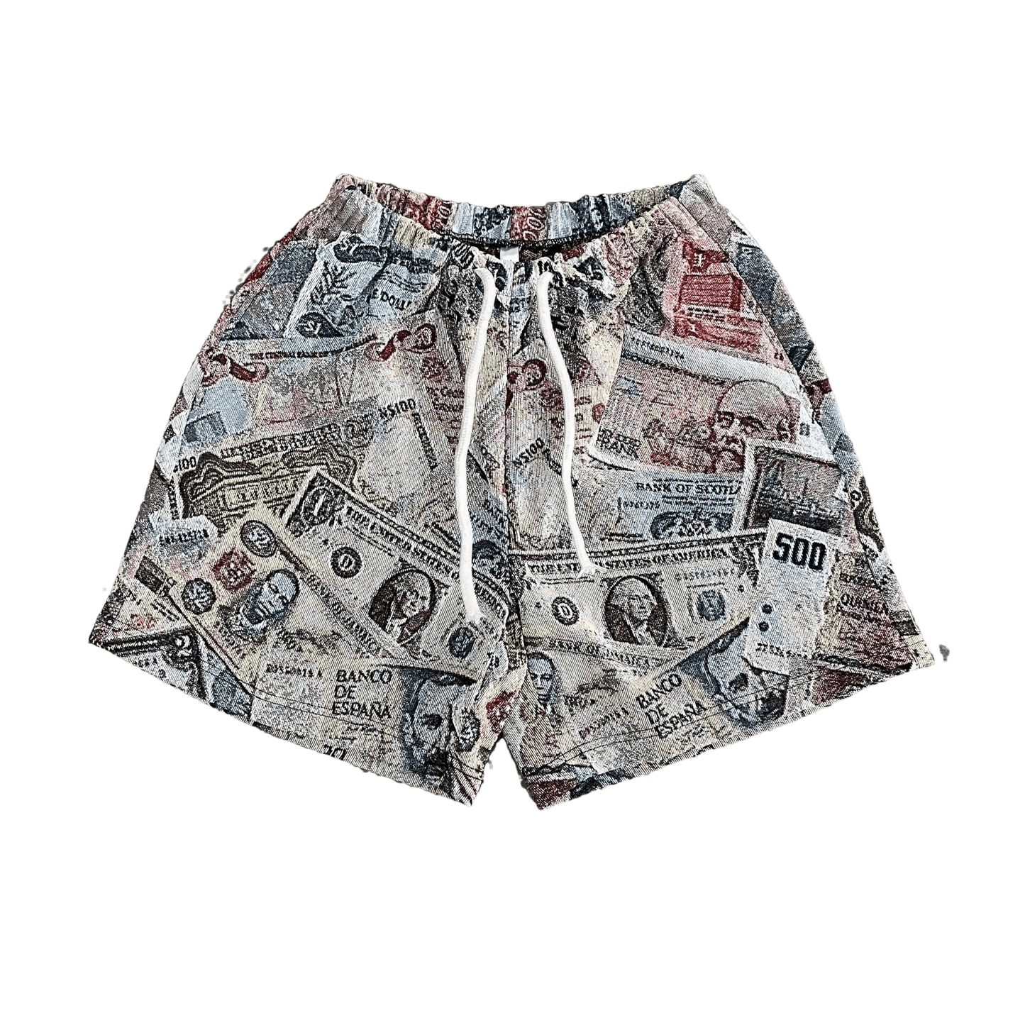 MONEY TAPESTRY SHORT - RDMCLOTHINGART