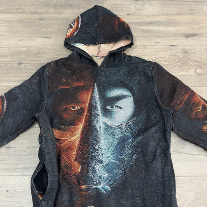 MORTAL COMBAT TAPESTRY HOODIE - RDMCLOTHINGART