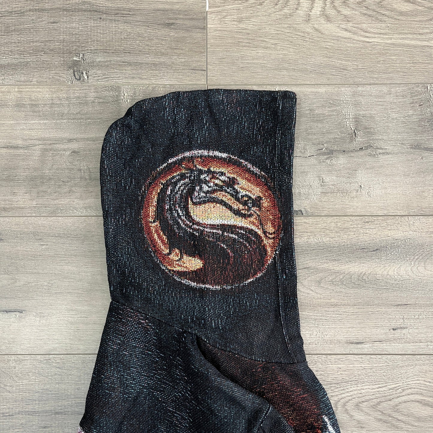 MORTAL COMBAT TAPESTRY HOODIE - RDMCLOTHINGART