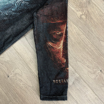 MORTAL COMBAT TAPESTRY HOODIE - RDMCLOTHINGART