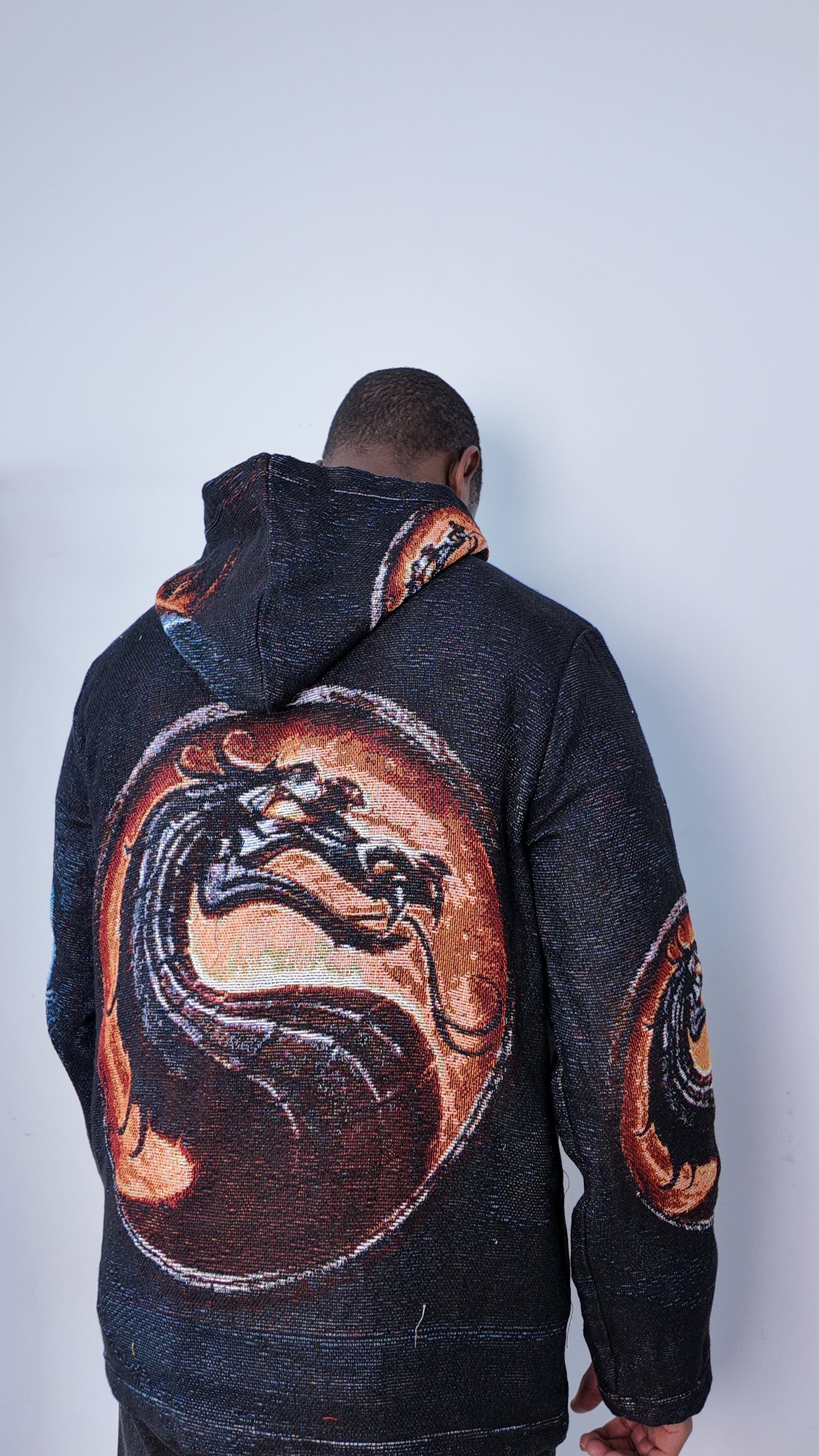 MORTAL COMBAT TAPESTRY HOODIE - RDMCLOTHINGART