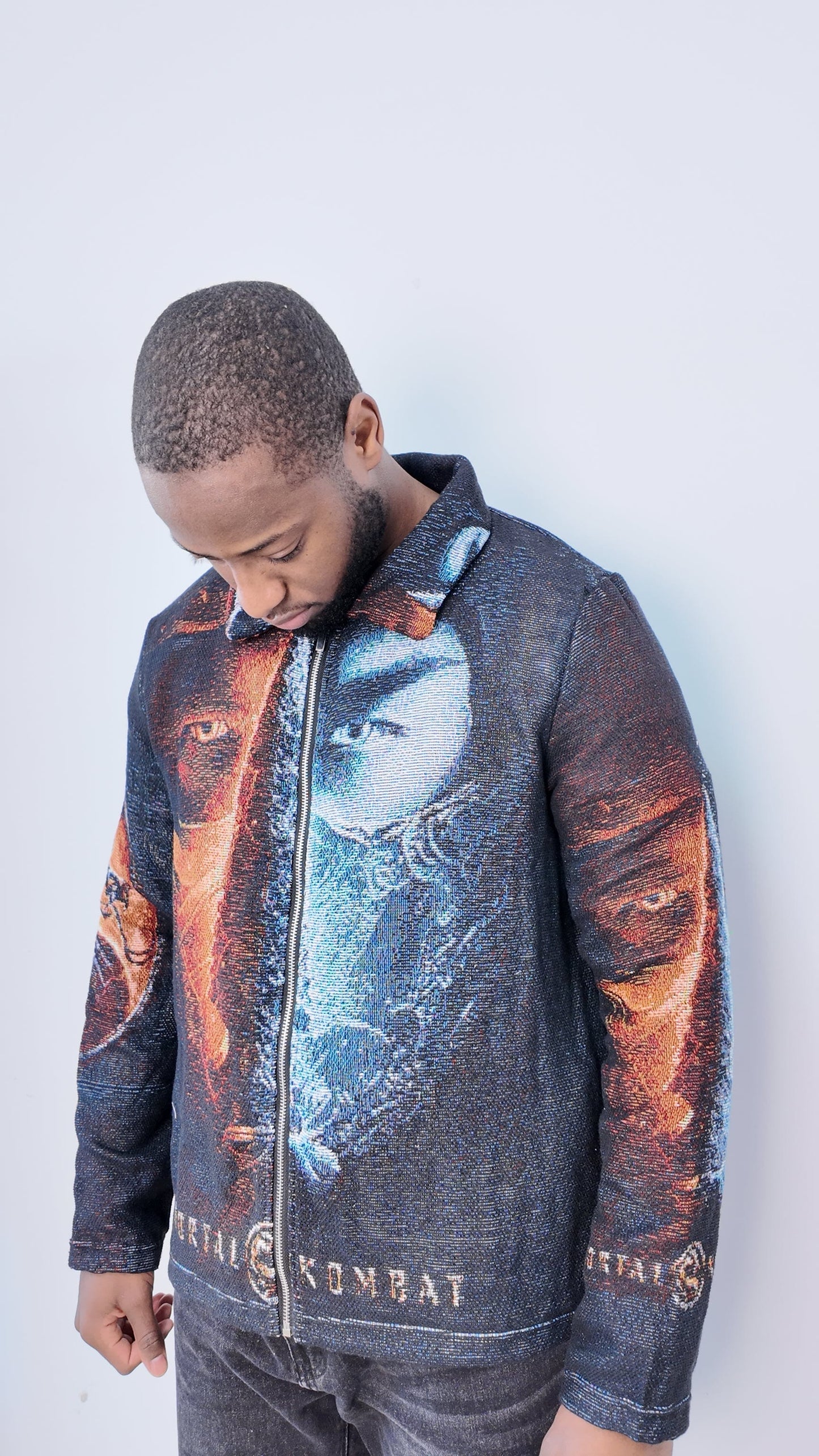 MORTAL COMBAT TAPESTRY JACKET - RDMCLOTHINGART