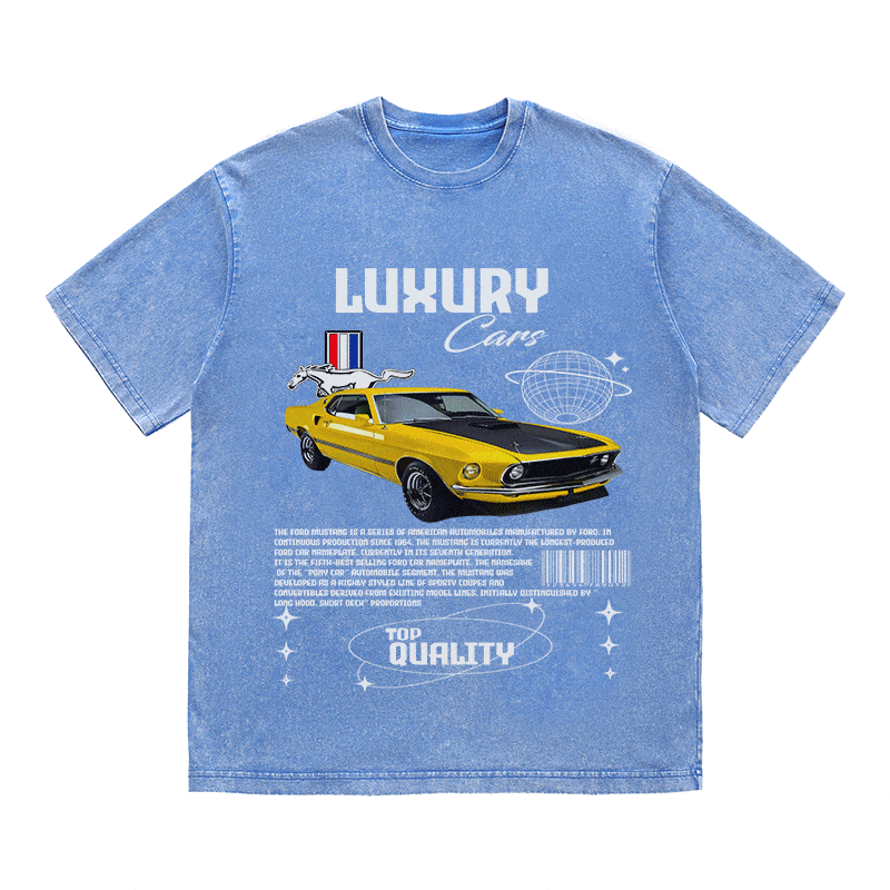 RDMCLOTHINGART tapestry hoodie MUSTANG HEAVY WEIGHT COTTON TEE-9109