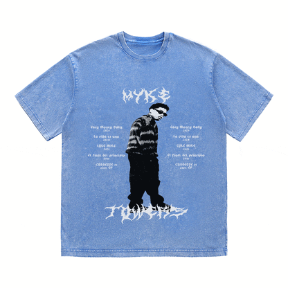 RDMCLOTHINGART tapestry hoodie MYKE TOWERS HEAVY WEIGHT COTTON TEE-8887