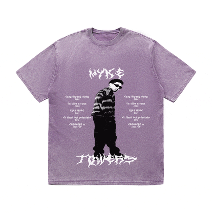 RDMCLOTHINGART tapestry hoodie MYKE TOWERS HEAVY WEIGHT COTTON TEE-8887