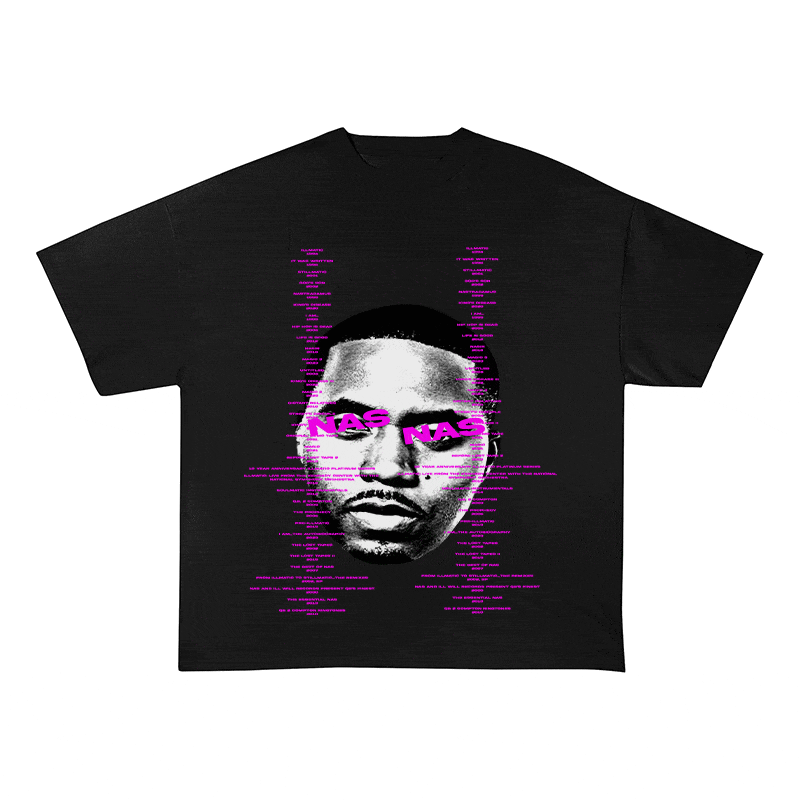 RDMCLOTHINGART tapestry hoodie NAS HEAVY WEIGHT COTTON TEE-8940