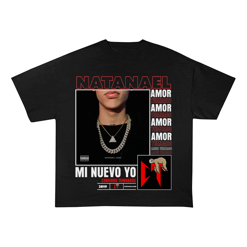 RDMCLOTHINGART tapestry hoodie NATANAEL CANO 2 HEAVY WEIGHT COTTON TEE-9009