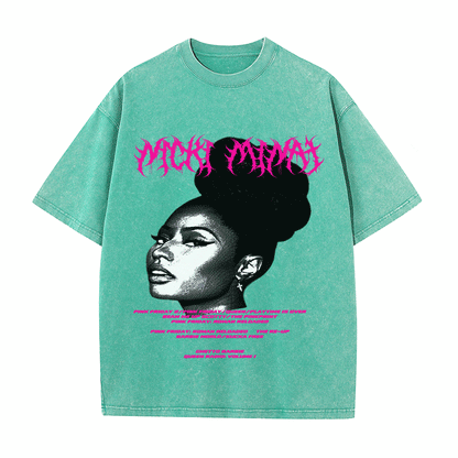 RDMCLOTHINGART tapestry hoodie NCKI MINAJ HEAVY WEIGHT COTTON TEE-8888