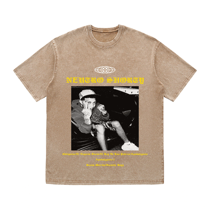 RDMCLOTHINGART tapestry hoodie NEUTRO SHORTY HEAVY WEIGHT COTTON TEE-8942