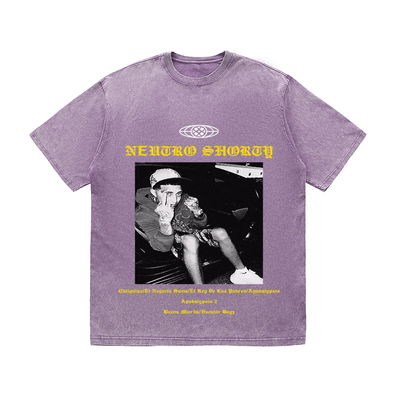 RDMCLOTHINGART tapestry hoodie NEUTRO SHORTY HEAVY WEIGHT COTTON TEE-8942