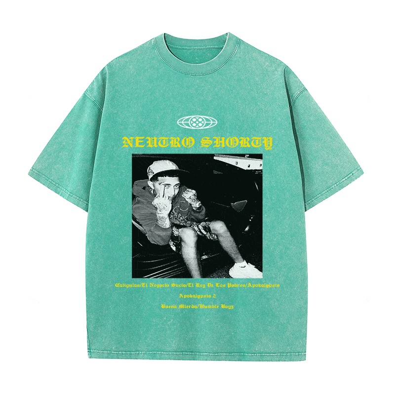 RDMCLOTHINGART tapestry hoodie NEUTRO SHORTY HEAVY WEIGHT COTTON TEE-8942