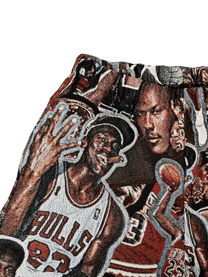 NEW MJ COLLECTION TAPESTRY SHORTS - RDMCLOTHINGART