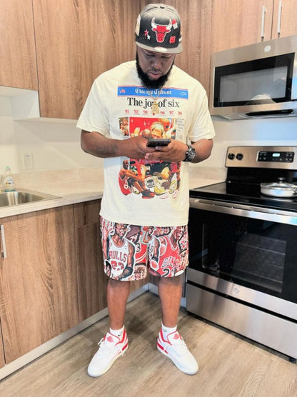 NEW MJ COLLECTION TAPESTRY SHORTS - RDMCLOTHINGART