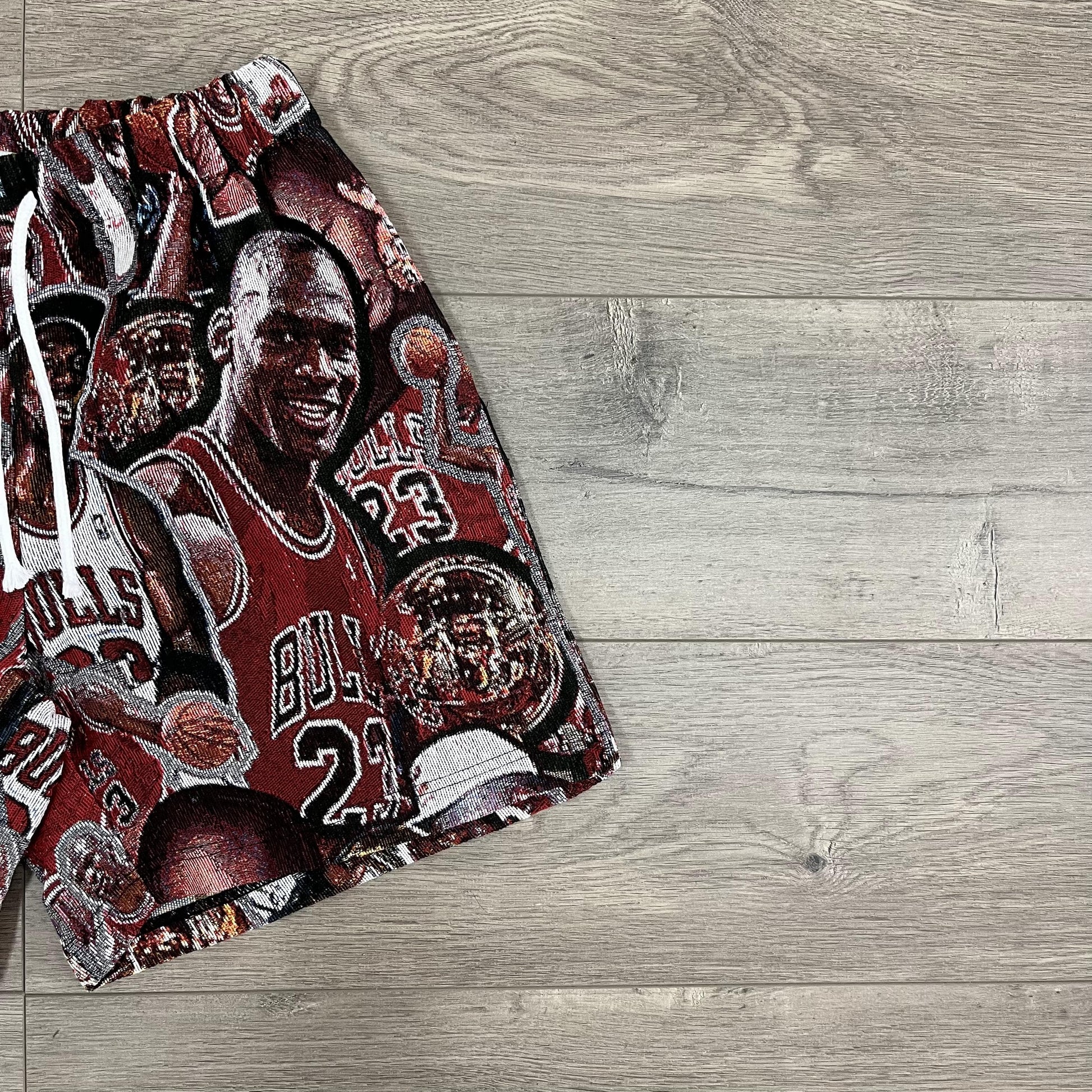 NEW MJ COLLECTION TAPESTRY SHORTS - RDMCLOTHINGART
