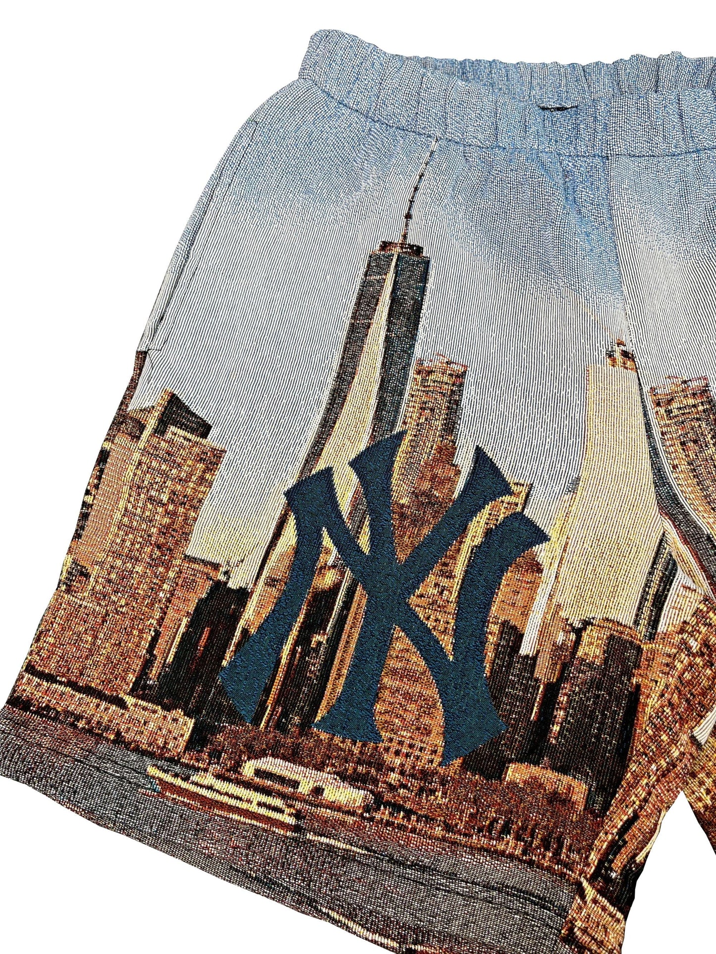 NEW YORK TAPESTRY SHORTS - RDMCLOTHINGART