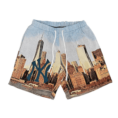 NEW YORK TAPESTRY SHORTS - RDMCLOTHINGART