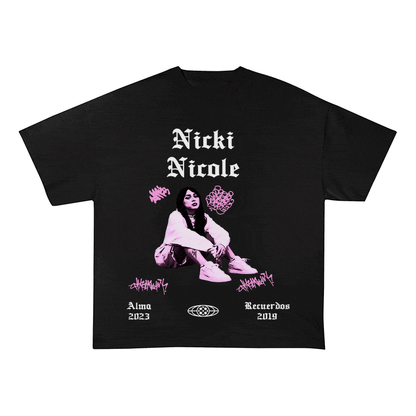 RDMCLOTHINGART tapestry hoodie NICKI NICOLE HEAVY WEIGHT COTTON TEE-8889