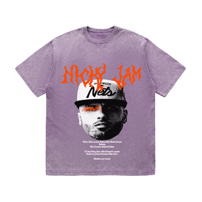 RDMCLOTHINGART tapestry hoodie NICKY JAM HEAVY WEIGHT COTTON TEE-8943