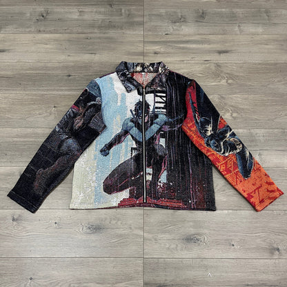 NIGHTWING TAPESTRY JACKET - RDMCLOTHINGART