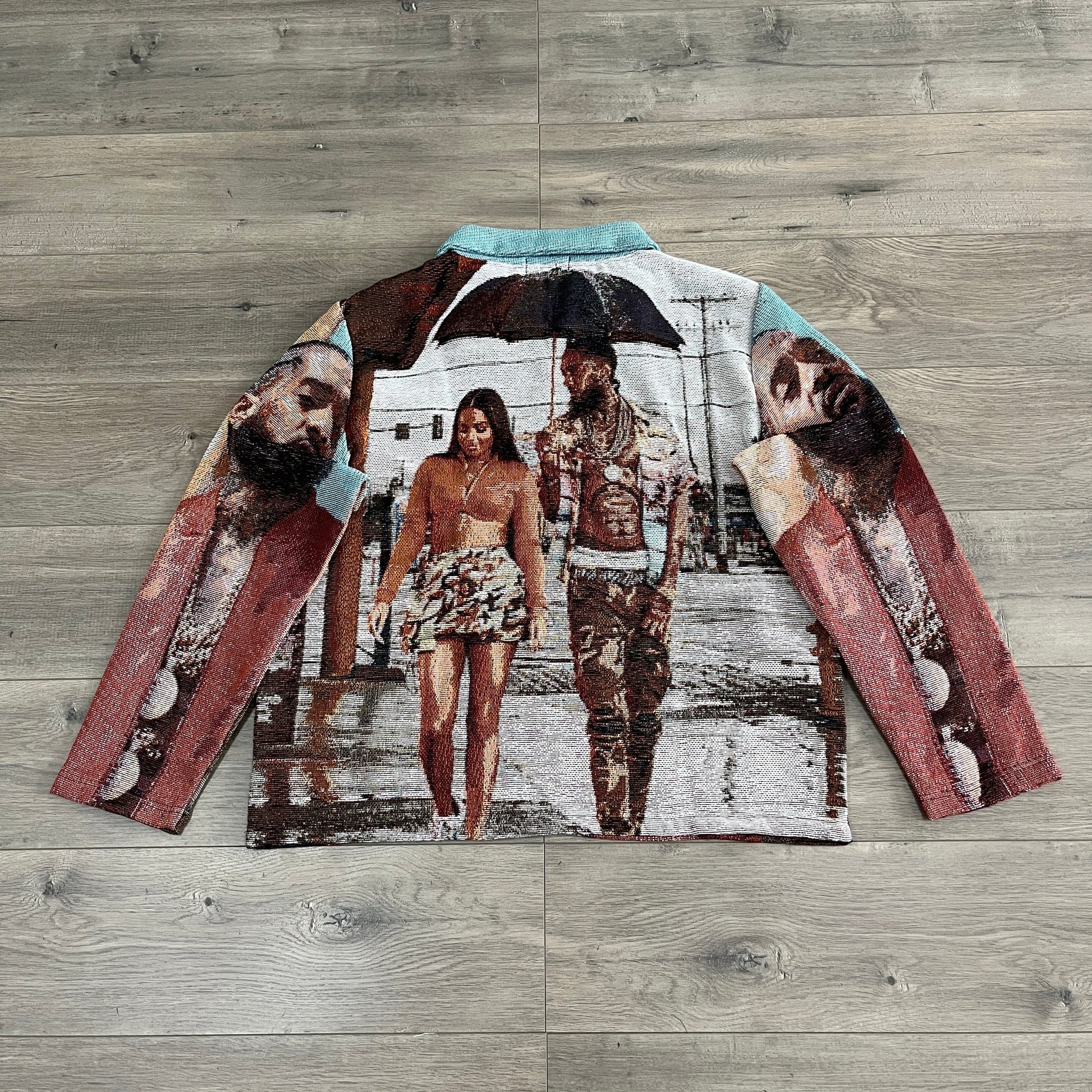 RDMCLOTHINGART tapestry hoodie NIPSEY V3 TAPESTRY JACKET