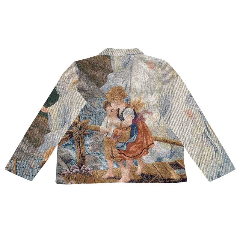 RDMCLOTHINGART tapestry hoodie NONAME 1 OF 1 ANGELIC TAPESTRY JACKET