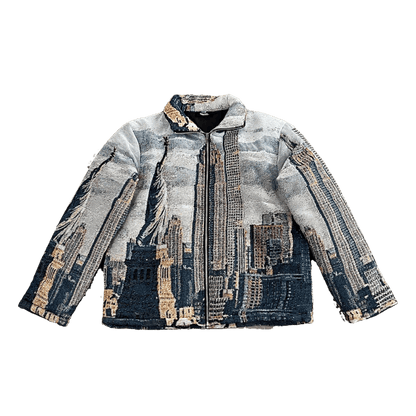 NY CITY TAPESTRY COAT - RDMCLOTHINGART
