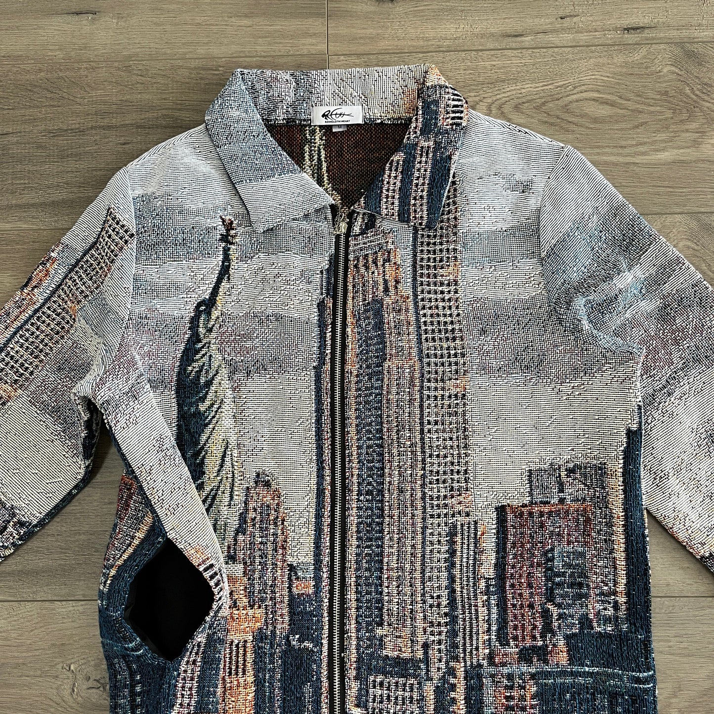 RDMCLOTHINGART tapestry hoodie NY CITY TAPESTRY JACKET