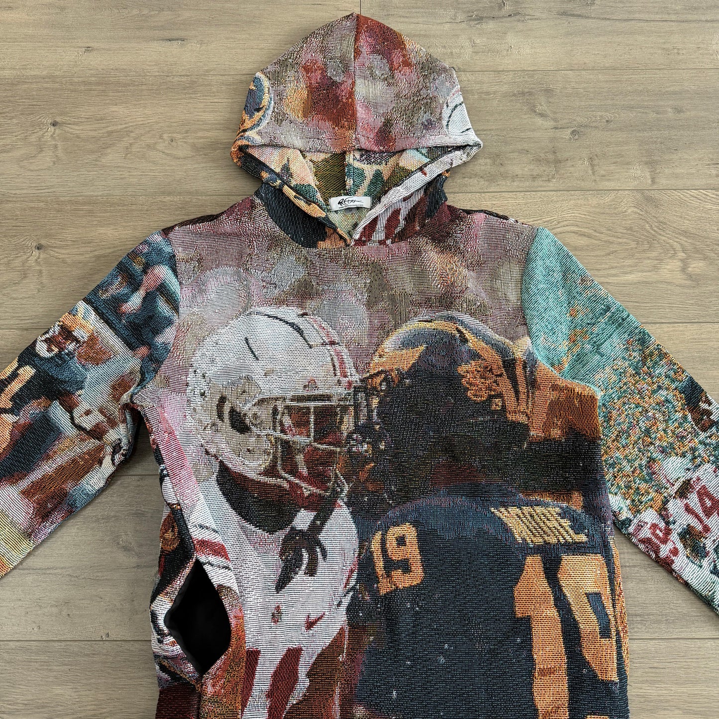 RDMCLOTHINGART tapestry hoodie OHIO VS MICHIGAN TAPESTRY HOODIE