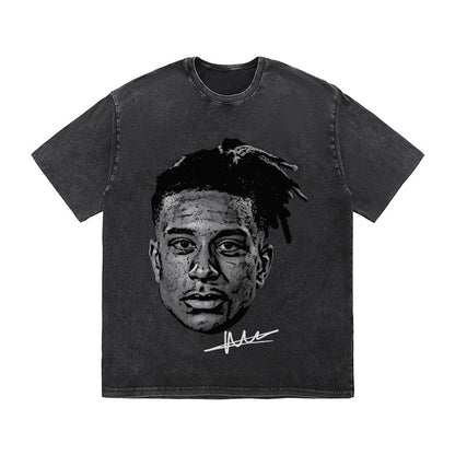 RDMCLOTHINGART tapestry hoodie OLISE HEAVY COTTON TEES-9613