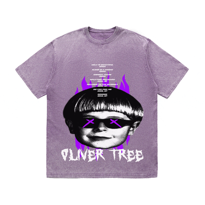 RDMCLOTHINGART tapestry hoodie OLIVER TREE HEAVY WEIGHT COTTON TEE-8890