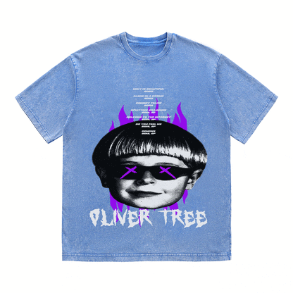 RDMCLOTHINGART tapestry hoodie OLIVER TREE HEAVY WEIGHT COTTON TEE-8890
