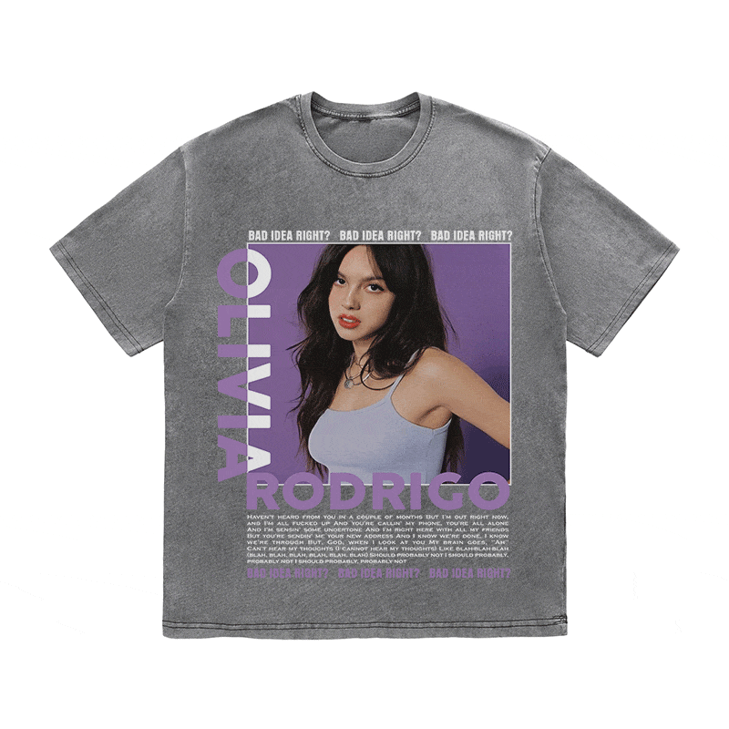 RDMCLOTHINGART tapestry hoodie OLIVIA HEAVY WEIGHT COTTON TEE-9011