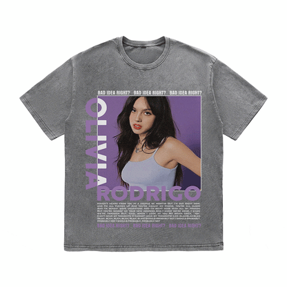 RDMCLOTHINGART tapestry hoodie OLIVIA HEAVY WEIGHT COTTON TEE-9011