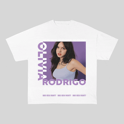 RDMCLOTHINGART tapestry hoodie OLIVIA HEAVY WEIGHT COTTON TEE-9011