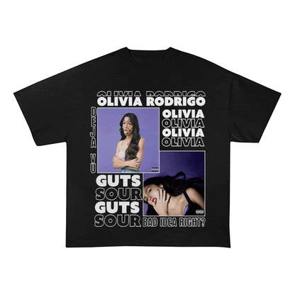 RDMCLOTHINGART tapestry hoodie OLIVIA HEAVY WEIGHT COTTON TEE-9013