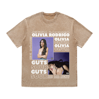 RDMCLOTHINGART tapestry hoodie OLIVIA HEAVY WEIGHT COTTON TEE-9013