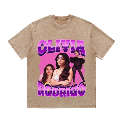 RDMCLOTHINGART tapestry hoodie OLIVIA HEAVY WEIGHT COTTON TEE-9134