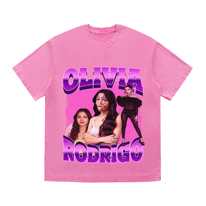 RDMCLOTHINGART tapestry hoodie OLIVIA HEAVY WEIGHT COTTON TEE-9134