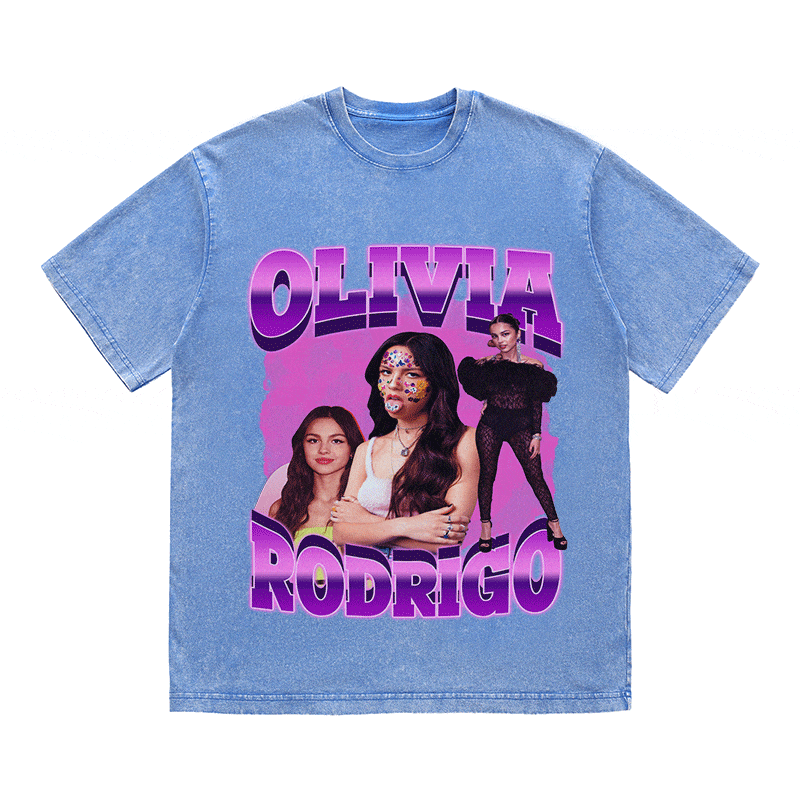 RDMCLOTHINGART tapestry hoodie OLIVIA HEAVY WEIGHT COTTON TEE-9134